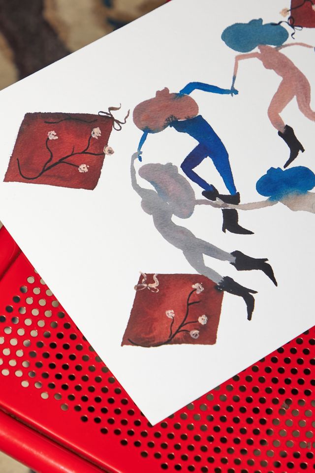 Urban Outfitters x TuftLuck Dance Diamond A4 Print #2