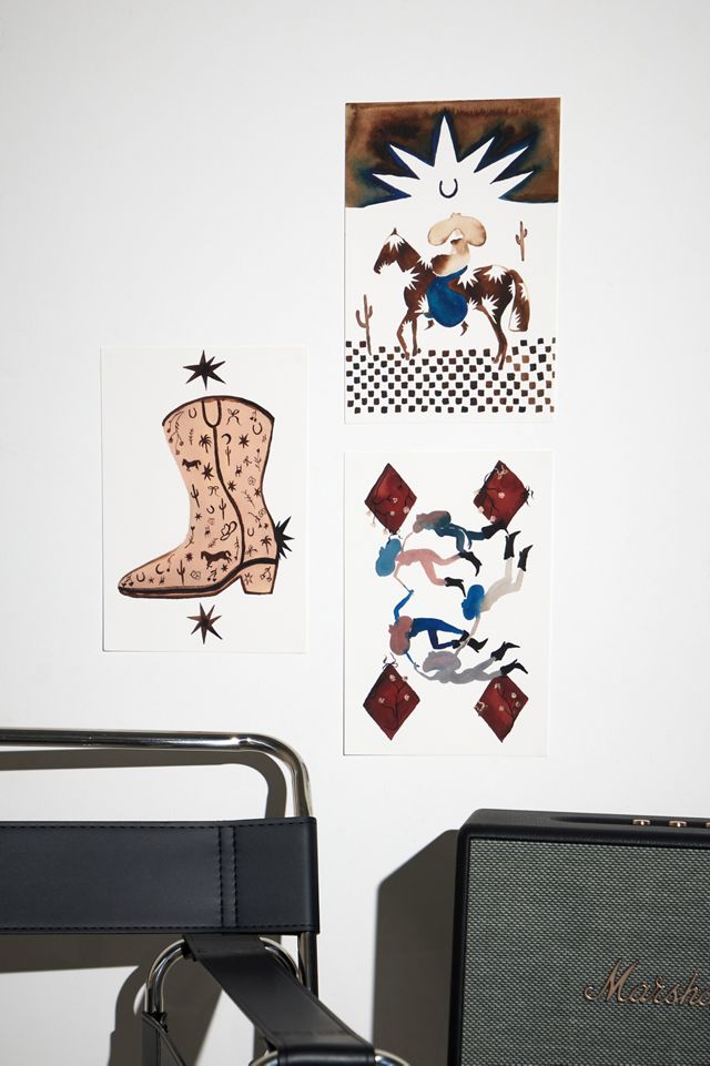 Urban Outfitters x TuftLuck Dance Diamond A4 Print #3