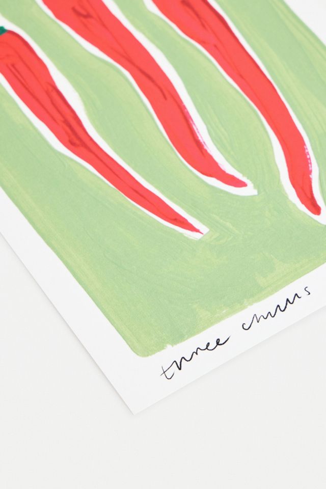 Natalie Cass Art Chilli 30x40 Wall Art Print
 #1