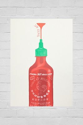 By Khay Sriracha 30x40 Wall Art Print