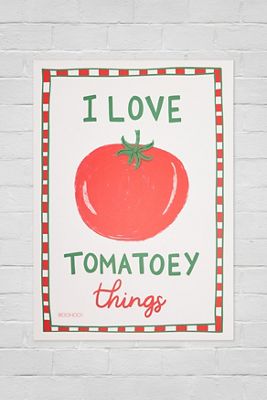 Impression murale Woo Hoo J'aime les choses à la tomate 30x40