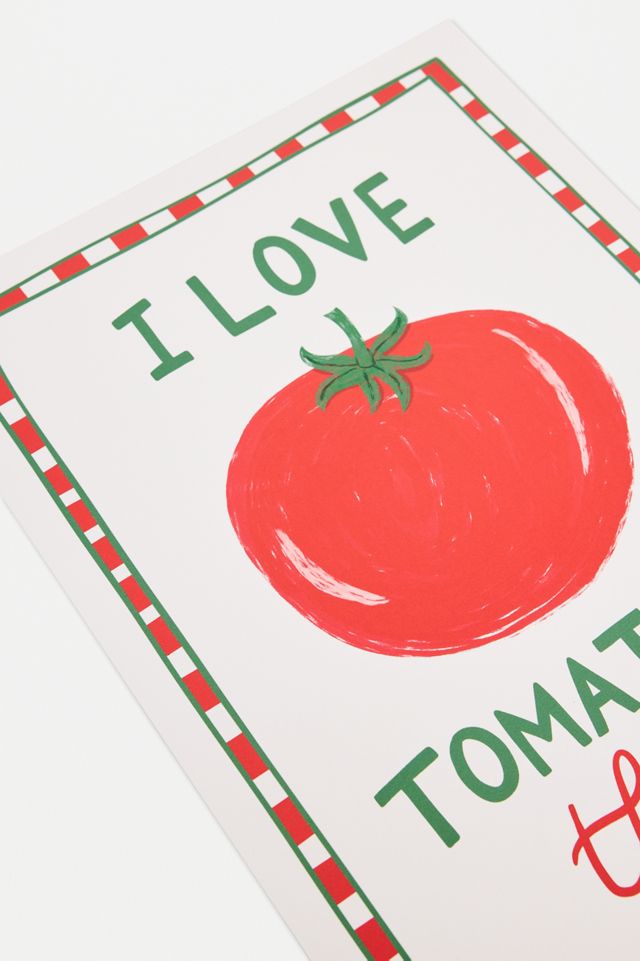 Impression murale Woo Hoo J'aime les choses à la tomate 30x40 #1