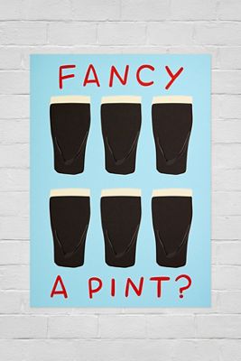 Twisted Rebel Fancy A Pint? Stampa Artistica da Parete 30x40