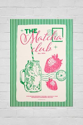 Posterami Club de Matcha Impresión de Arte de Pared 30x40