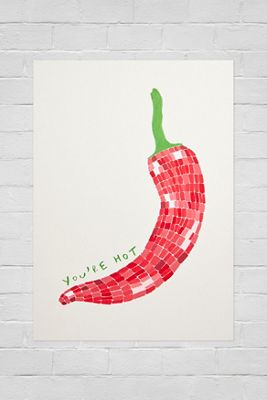 By Khay Du bist heiß 30x40 Wandbild