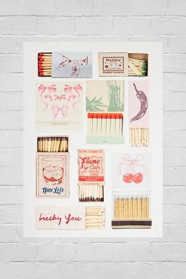 Stampa Artistica da Parete Vintage Matchbox 30x40