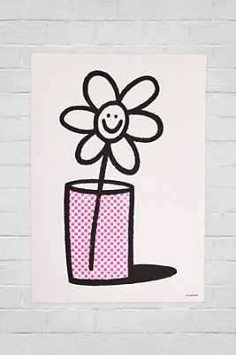Impression d'art mural 30x40cm Grow With The Flow