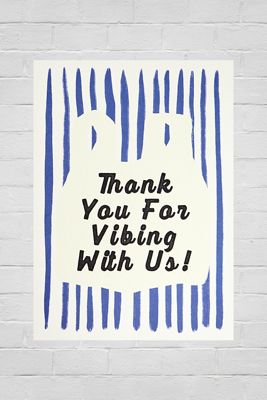 Stampa Artistica da Parete 30x40 Thank You For Vibing