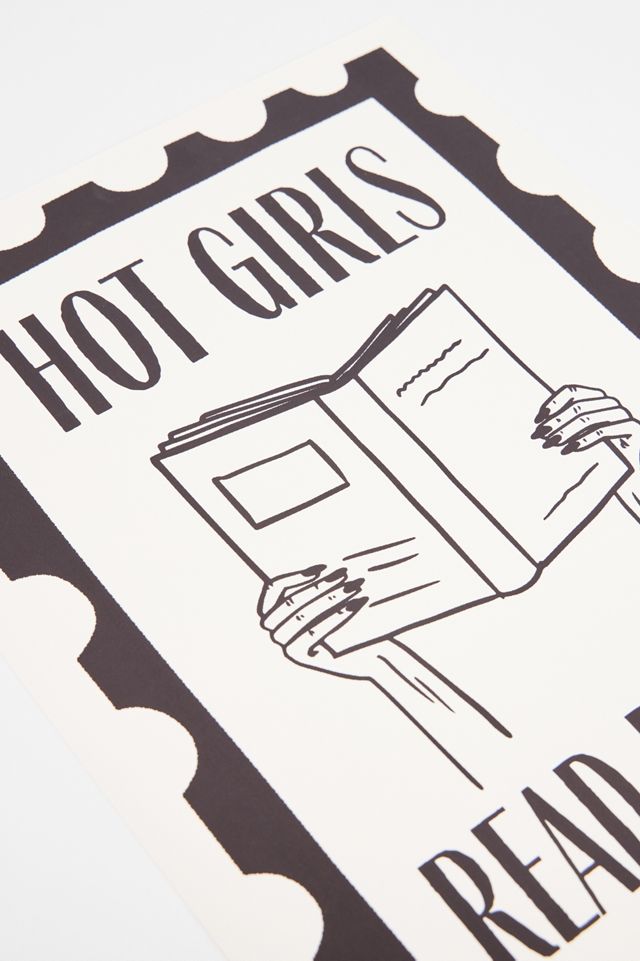 Hot Girls Read Books 30x40 Wandkunstdruck #1