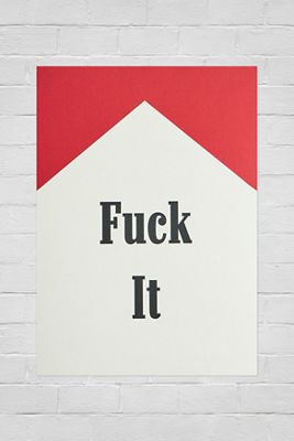 Impression d'art mural By Khai F*ck It (A1, A2, A3)