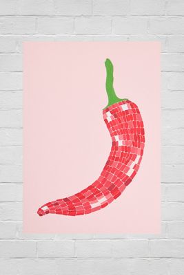 Impresión de Arte de Pared Disco Ball Chilli 30cmx40cm