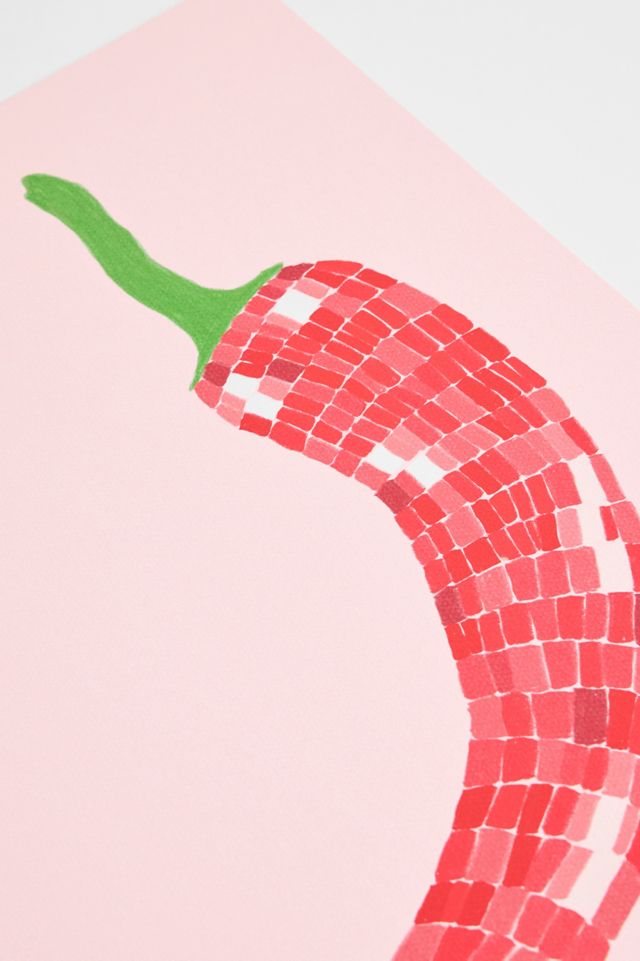 Impresión de Arte de Pared Disco Ball Chilli 30cmx40cm #1