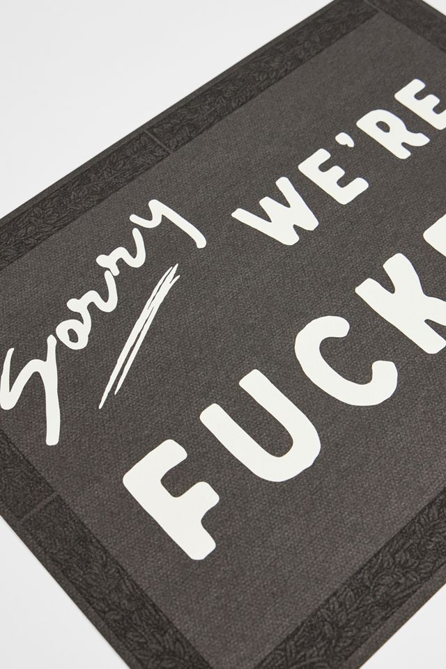 Stampa Artistica da Parete 30x40 Sorry We're F*cked #1