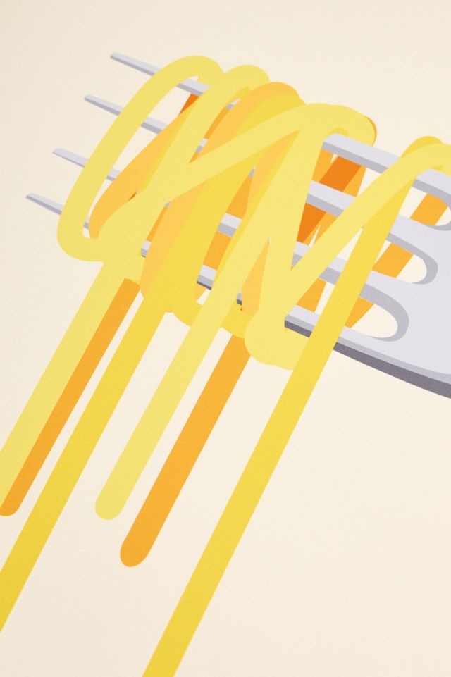 Stampa Artistica da Parete Spaghetti 30x40cm #1