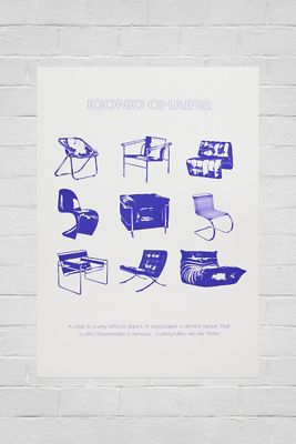 Iconic Chair 30x40cm Wall Art Print