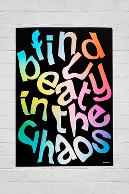 Schönheit im Chaos Poster