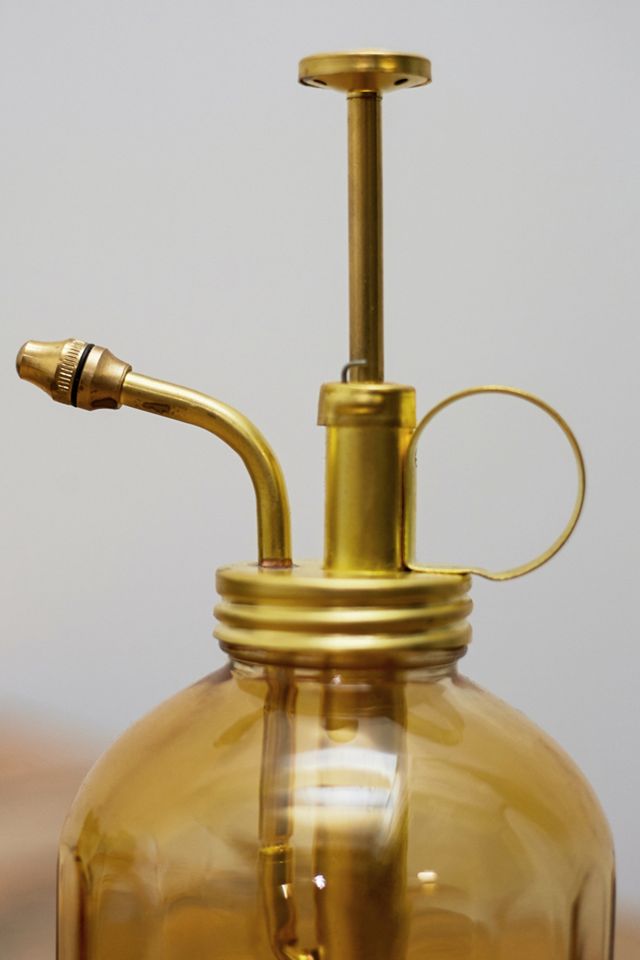 Pflanzensprühflasche aus Glas in Bernsteinfarbe #2