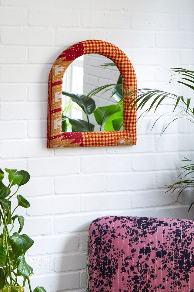 Kantha Arched Wall Mirror Urban Outfitters UK