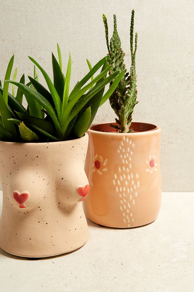 Man Boobs Plant Pot #1