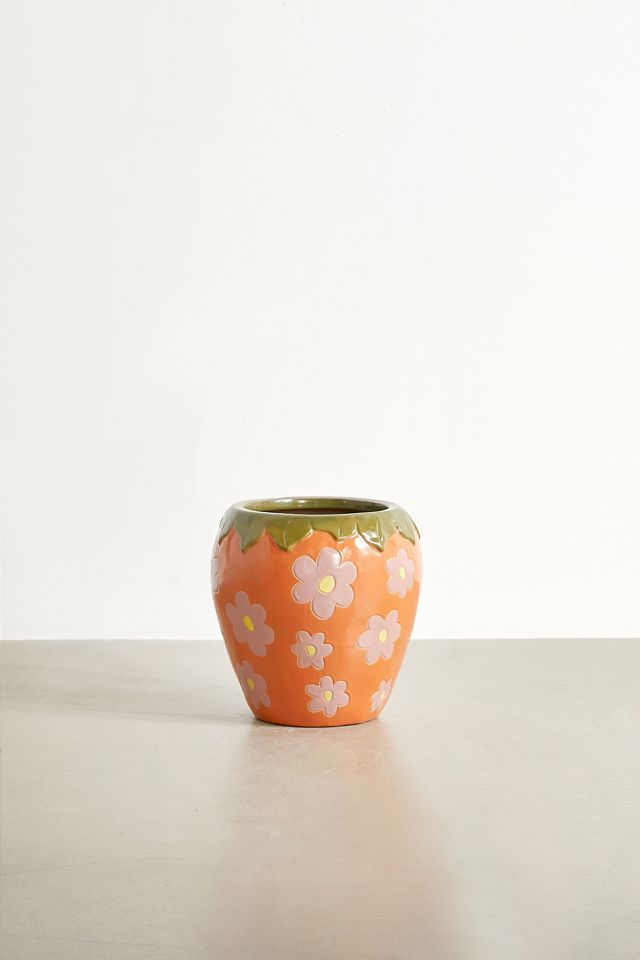 Pot en forme de fraise  #1