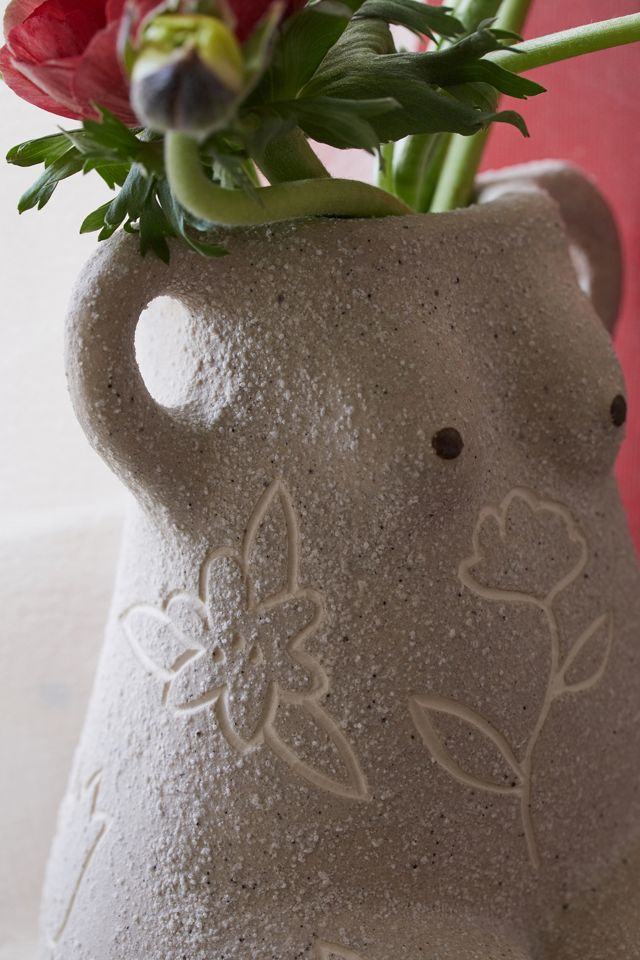 Leggy Lady Sitting Vaso di sabbia #1