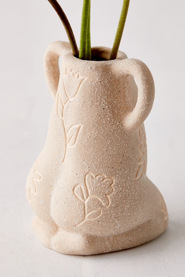 Leggy Lady Kneeling Sand Vase #1