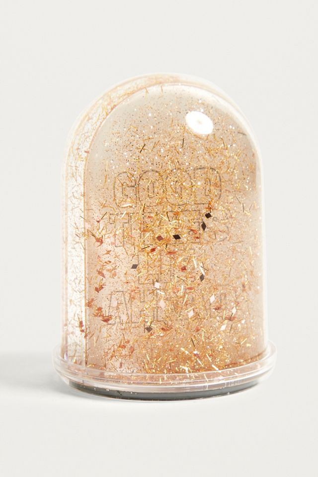 Mini Instax Snow Globe Gold Glitter Picture Frame #1
