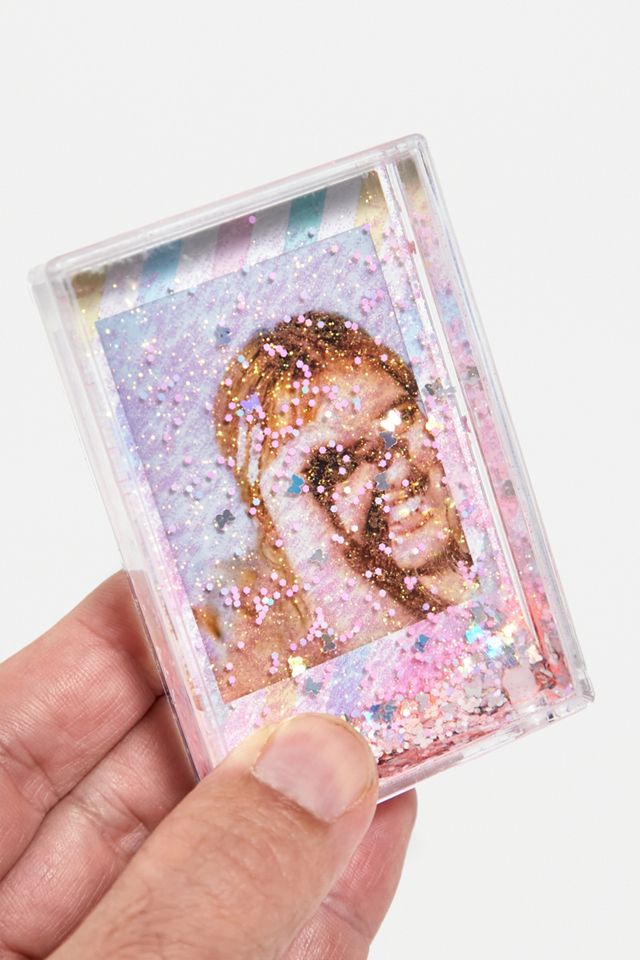 Pink Instax Mini Butterfly Glitter Picture Frame #2