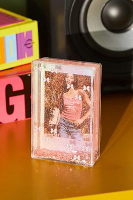 Mini Instax Glitzer-Bilderrahmen mit Schleife