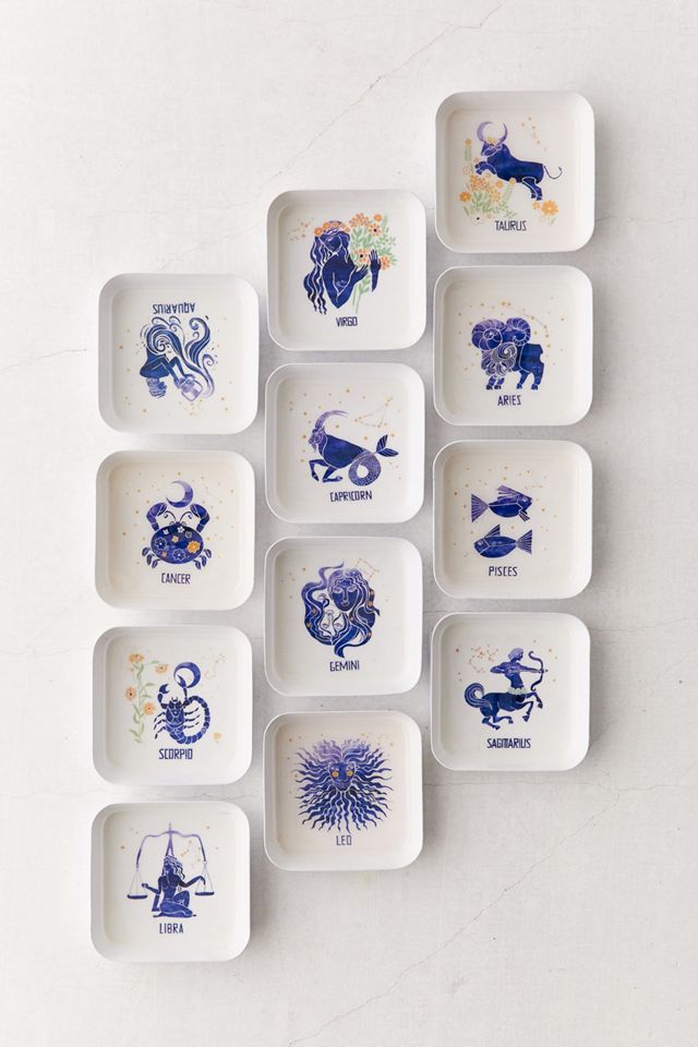 Aquarius Zodiac Trinket Tray #2