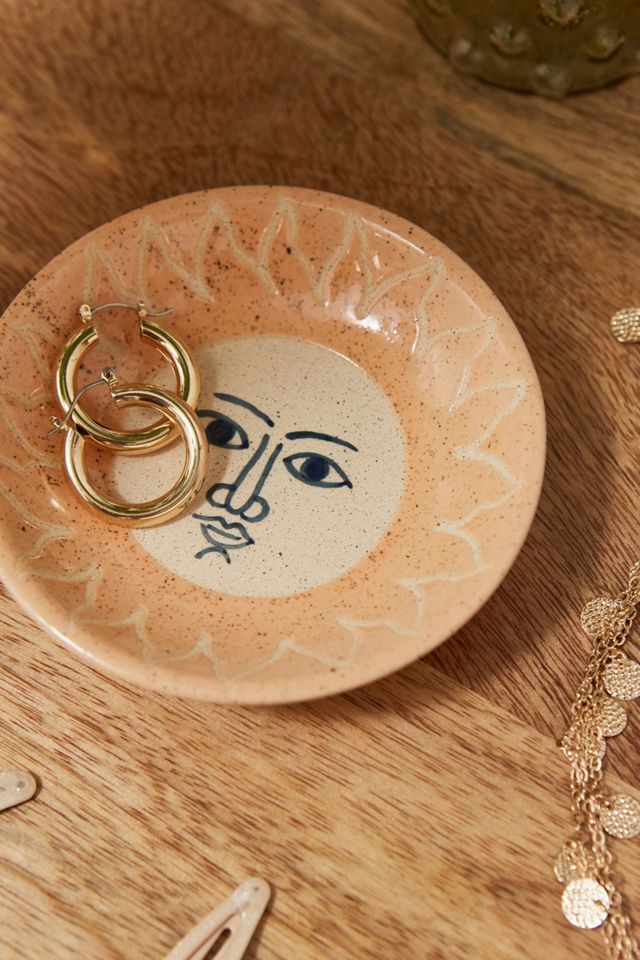 Assiette à bijoux en céramique Soleil #1