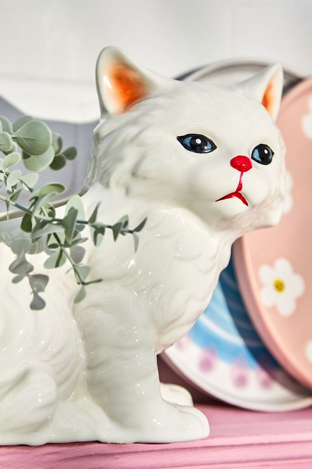 Kitsch Katzen Pflanztopf #1