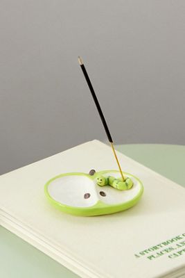 Apple Core Incense Holder