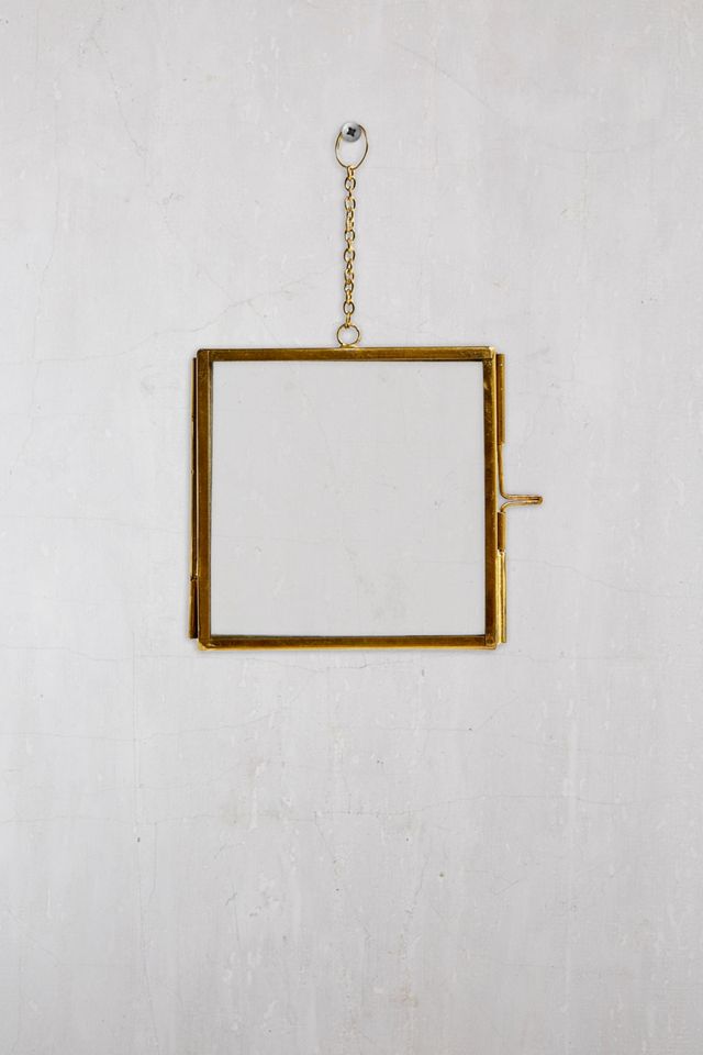 Square Brass Hanging Frame #1