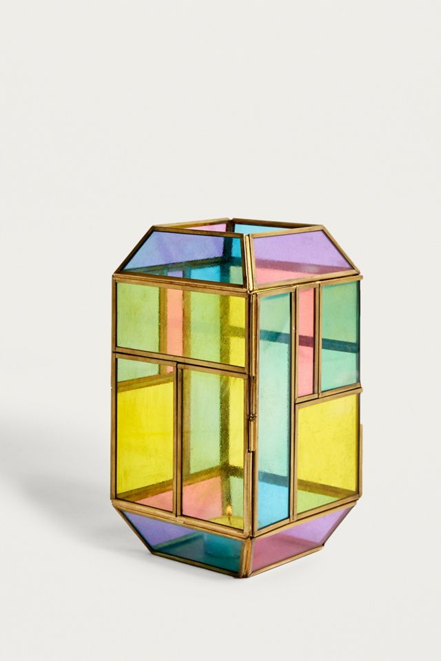 Lanterne coloré en verre #1