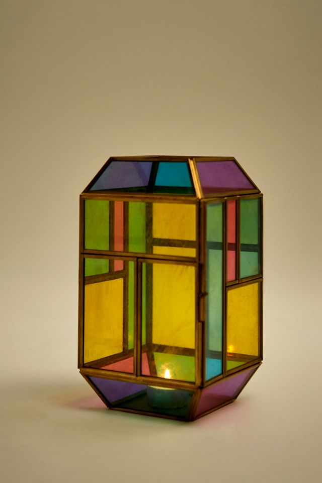 Lanterne coloré en verre #2