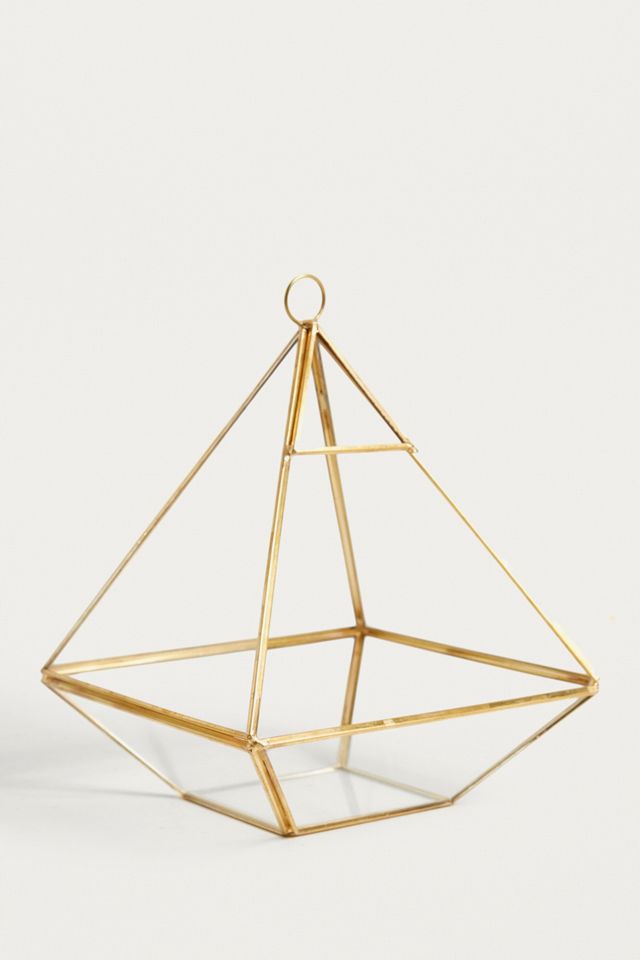 Brass Pyramid Terrarium #1