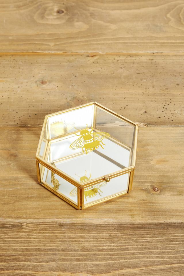 Bee Glass Jewellery Box | Urban Outfitters UK