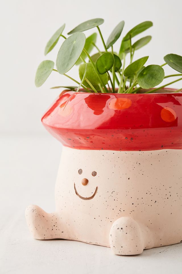 Pot champignon en céramique #1