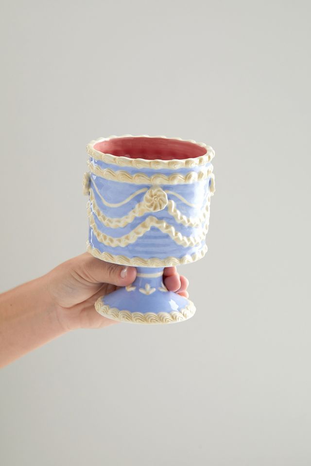 UO Blue Cake Plant Pot  #1