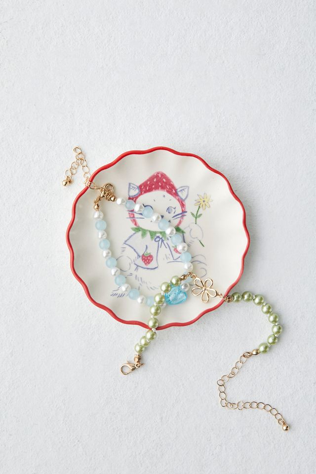 Strawberry Cat Trinket Tray #2