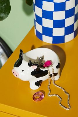 Daisy Cow Trinket Tray