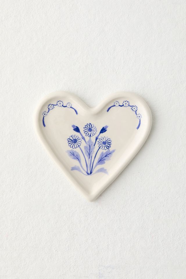 Vassoio Portaoggetti Floreale Delft #1