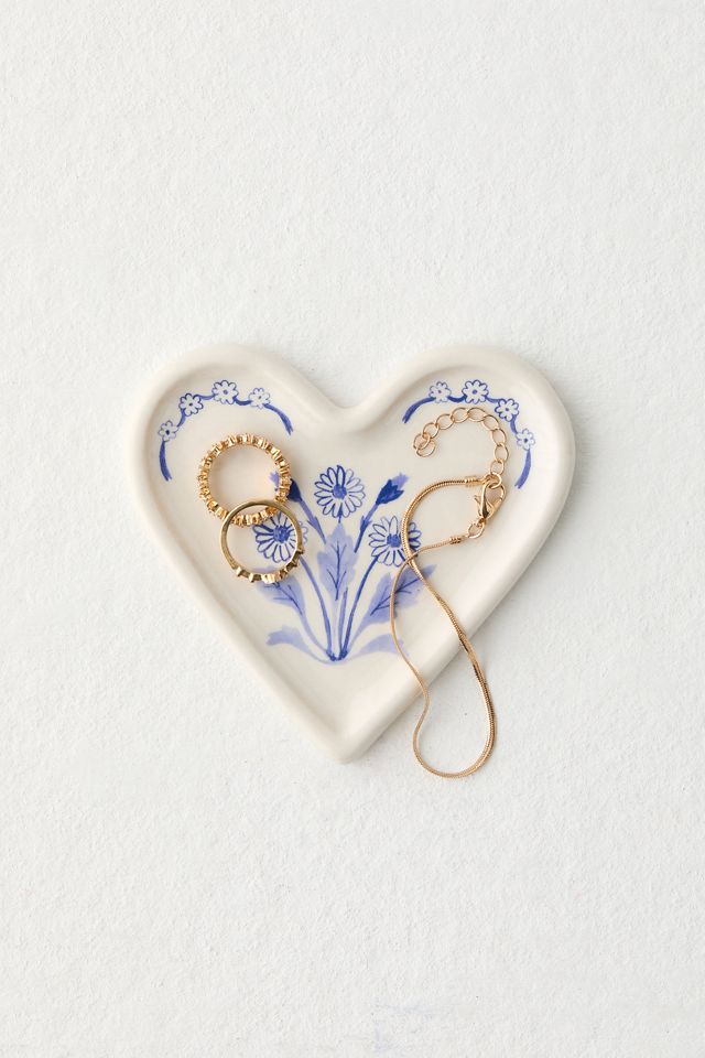 Vassoio Portaoggetti Floreale Delft #2