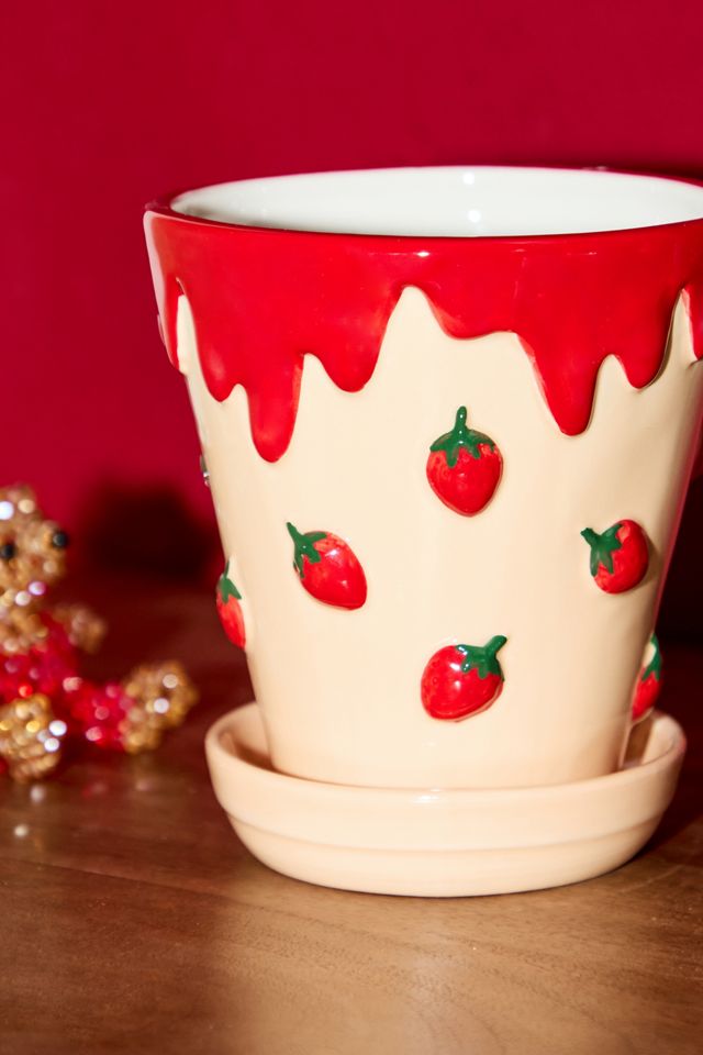 Strawberry Ice Cream Planter  #1