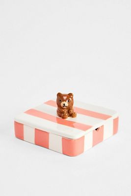 Stripy Bear Trinket Tray