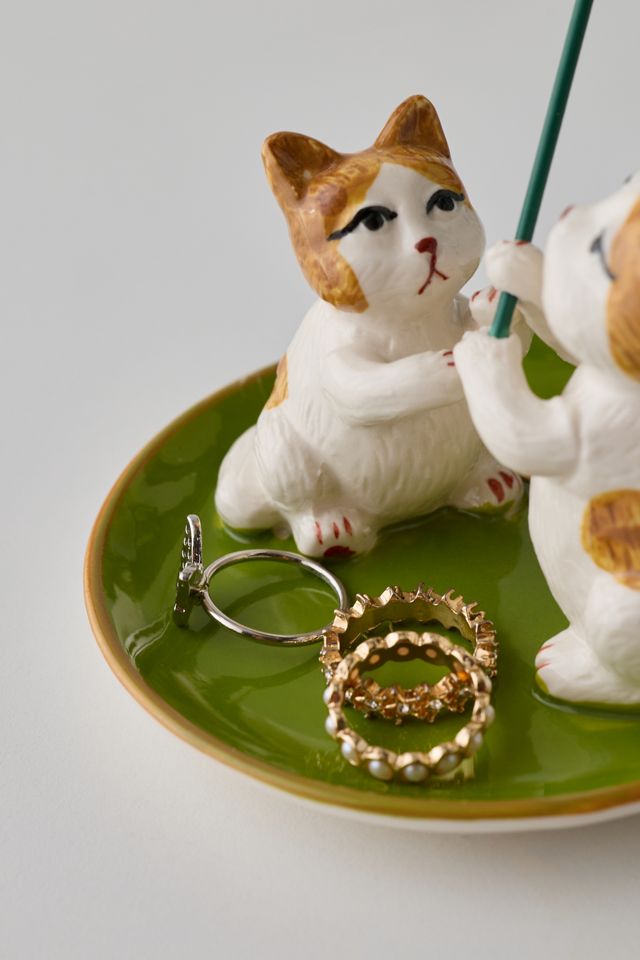 Clover Cats Ring Dish #3