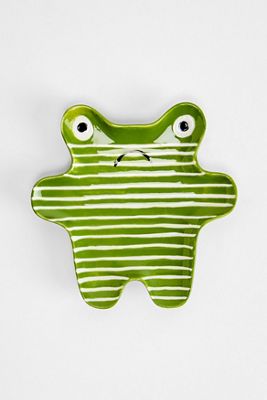 Grumpy Frog Streifen Tablett