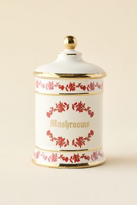 Gilded Mushrooms Jar