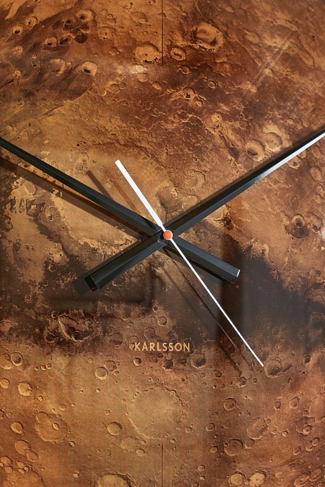 Wanduhr „Mars" aus Glas #1